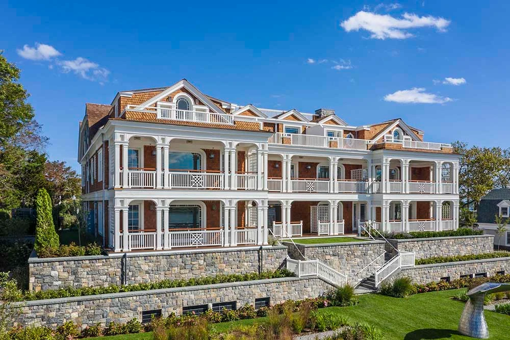 The waterfront homes of the Corsair offer every resident stunning views